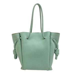 LOEWE Flamenco Knot Handbag Aqua Green